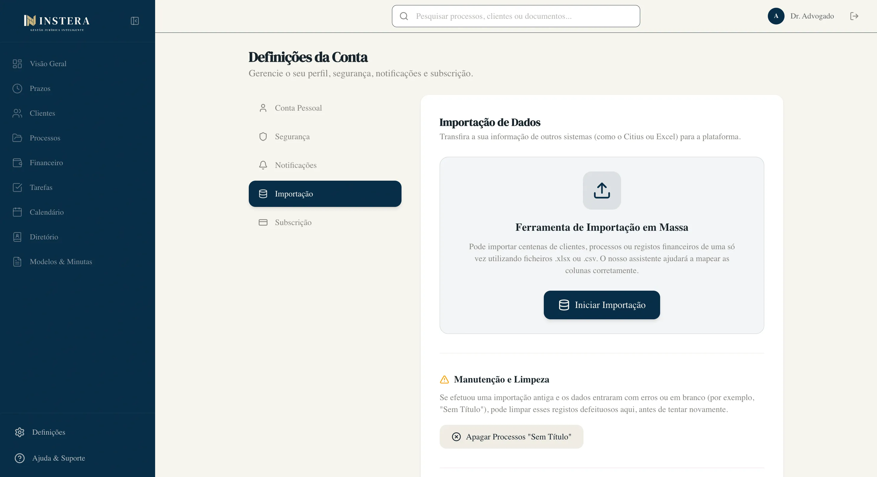 Passo 0 - Acesso ao Menu
